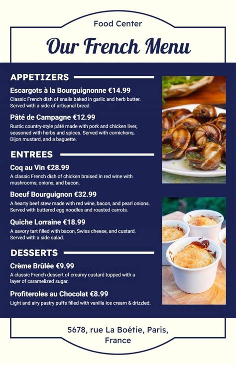 a taste of france alphaland menu|Dining .